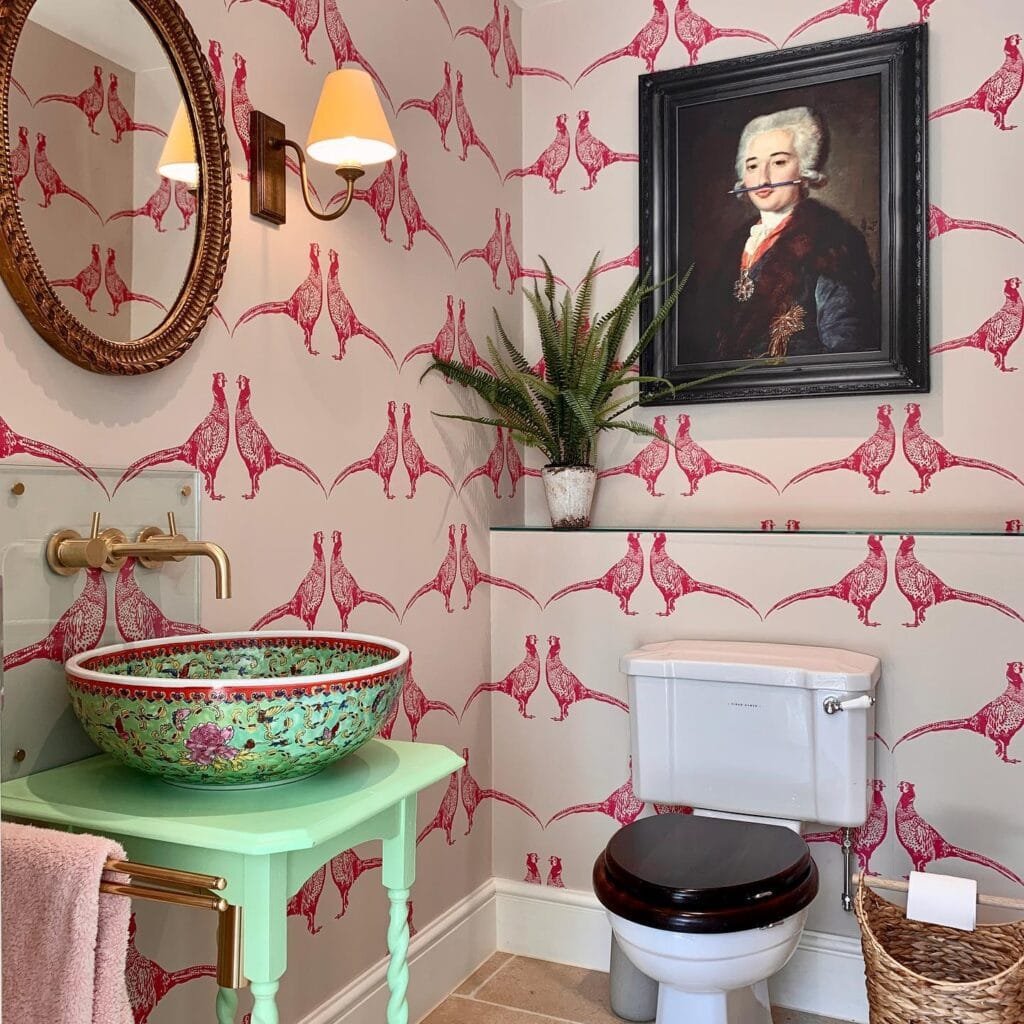 Whimsical Powder Room