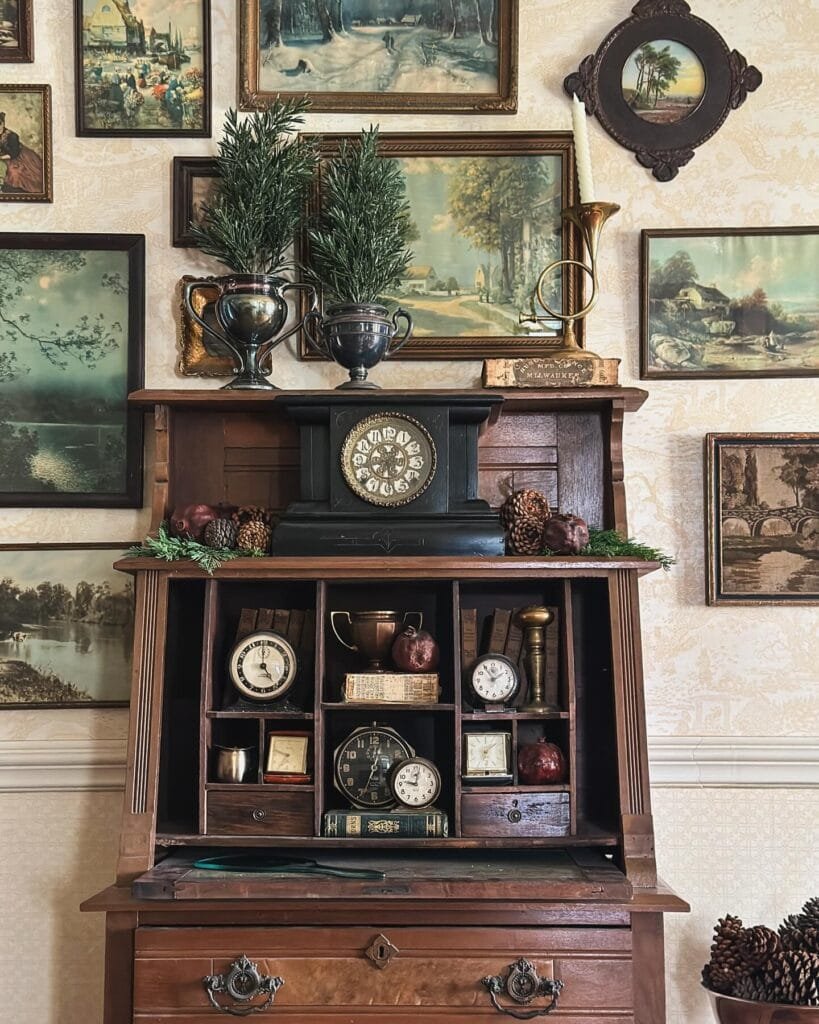 Curated Secretary Display