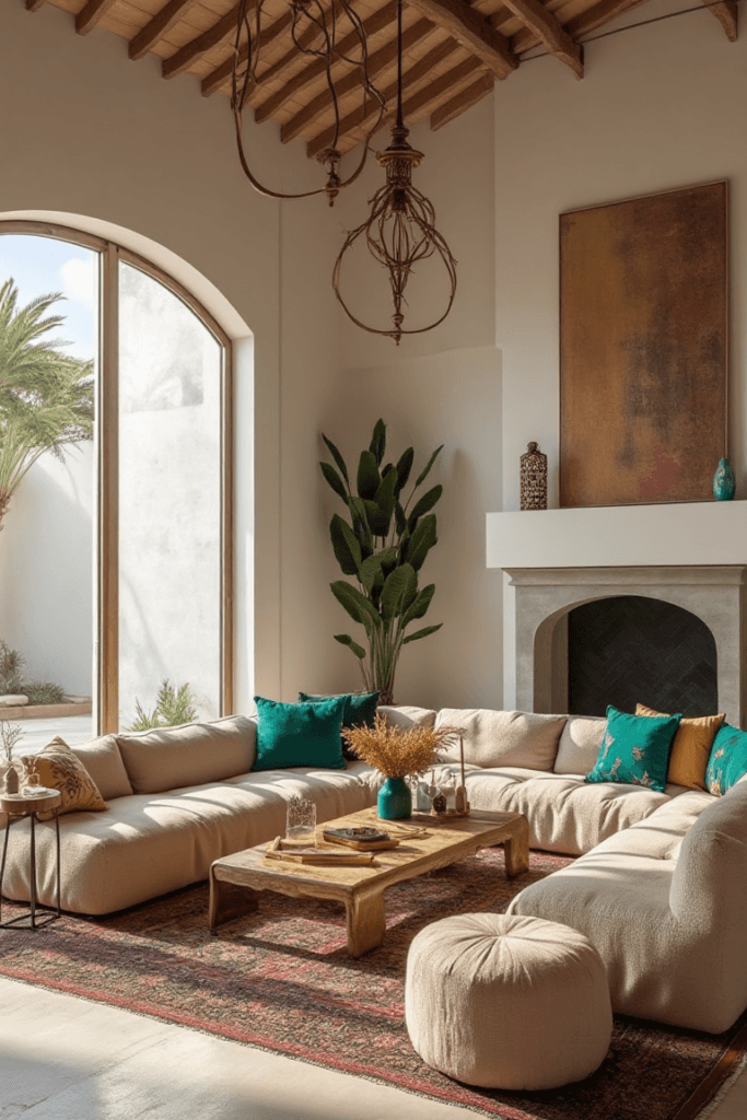 Mediterranean Modern Living Space