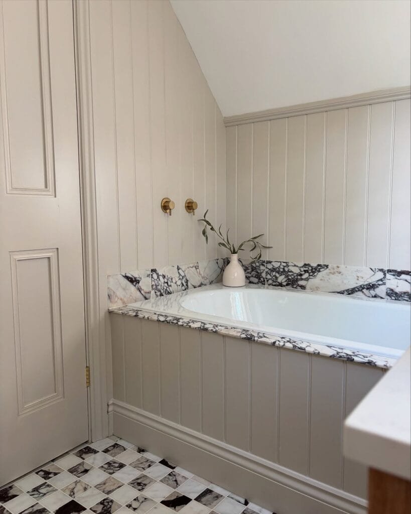 Marble-Kissed Bath Haven