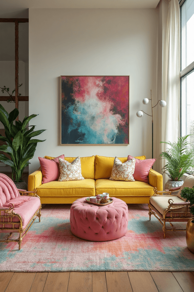 Modern Maximalist Color Symphony