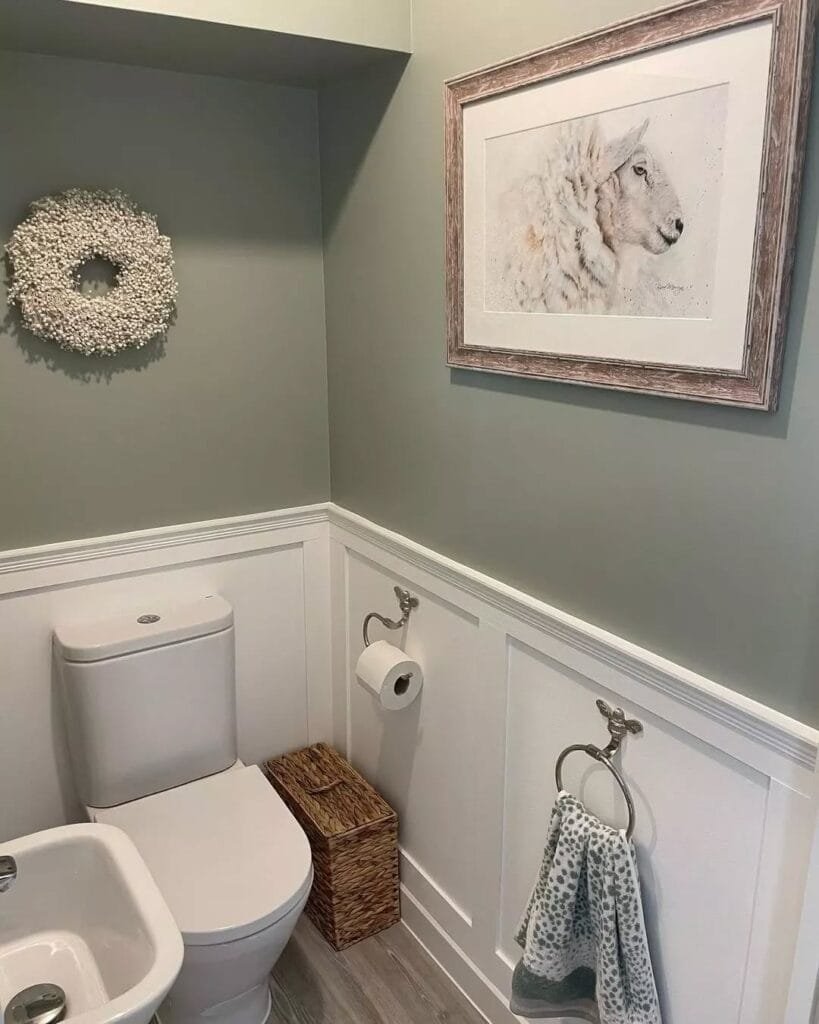Cottage Charm Powder Room