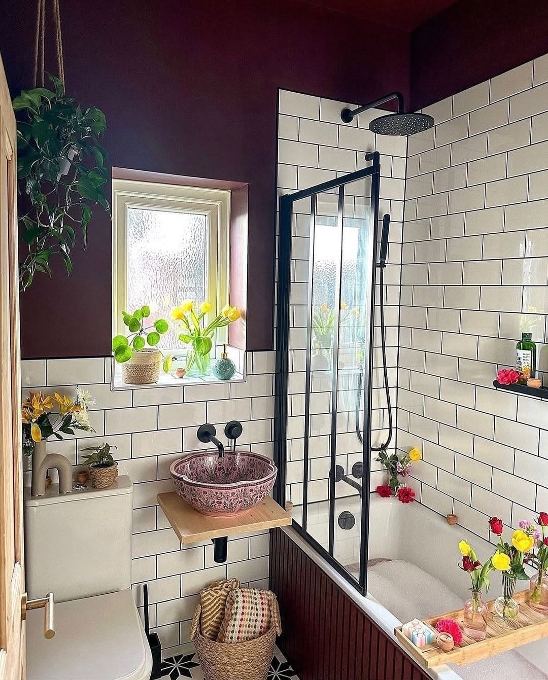 Bohemian Bath Storage Style