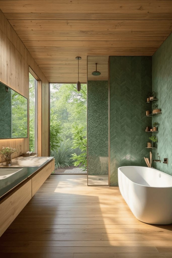 Nature-Embracing Wooden Haven