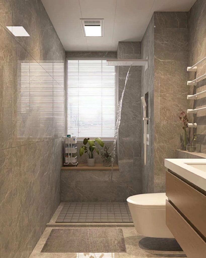 Modern Marble Sanctuary