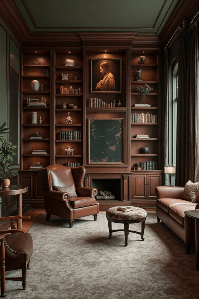 Classic Library Retreat