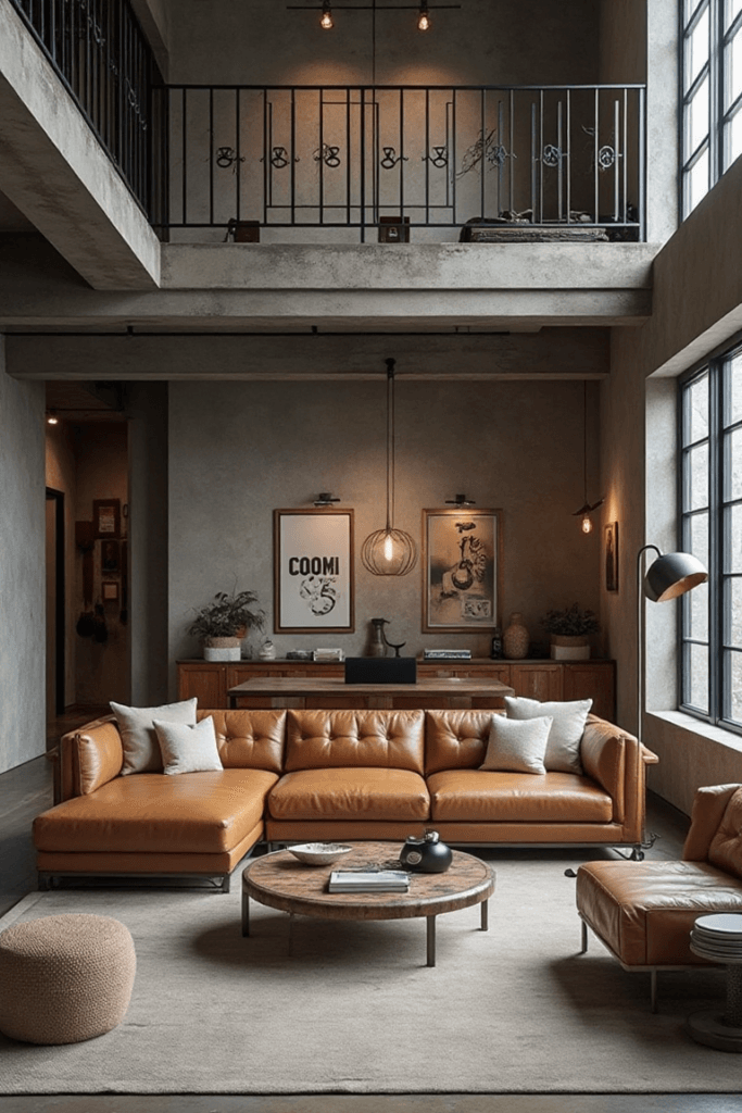 Industrial Caramel Warmth