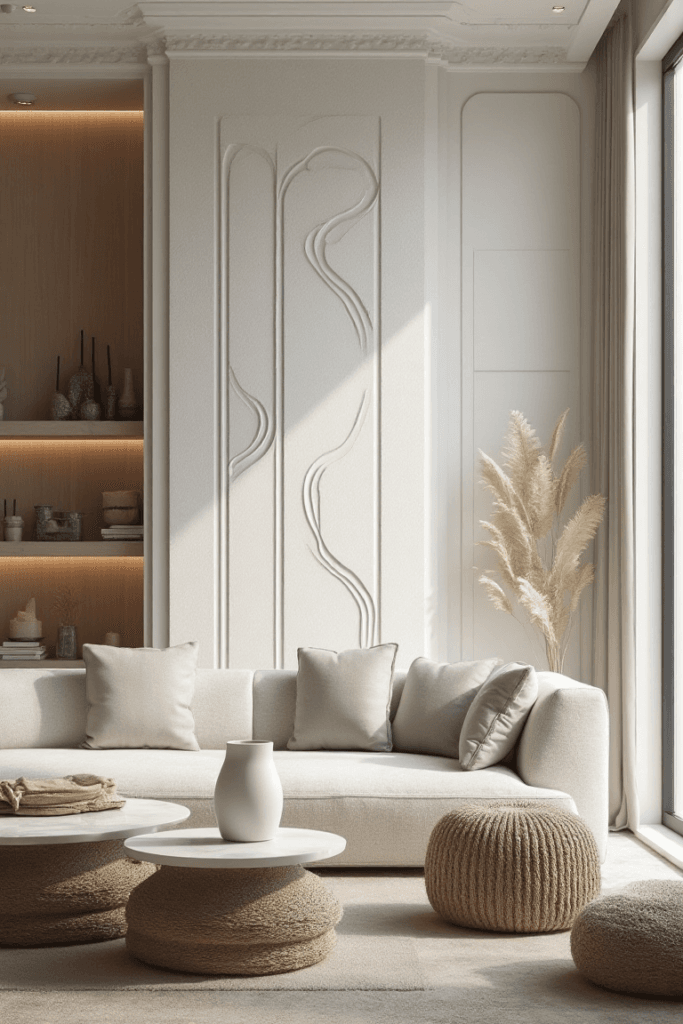 Modern Classical with Sculptural Details