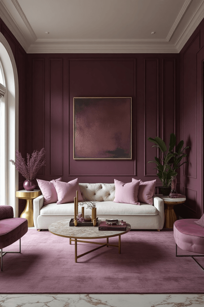 Burgundy and Blush Luxury