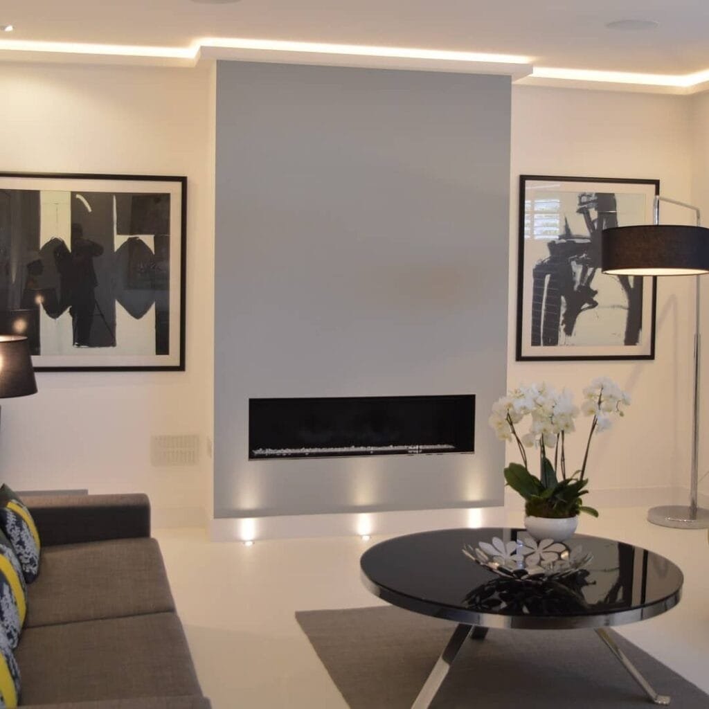 Minimalist Modern Fireplace