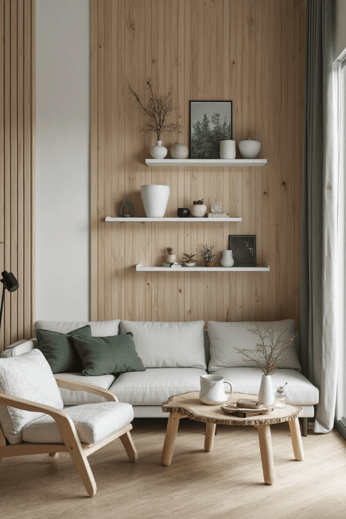 Scandinavian Floating Shelves