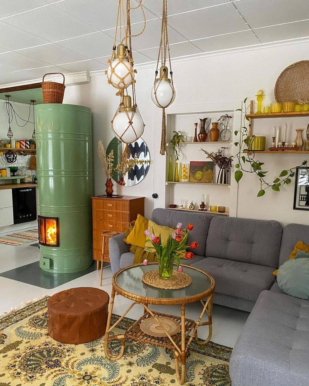 Boho Living Room Textures