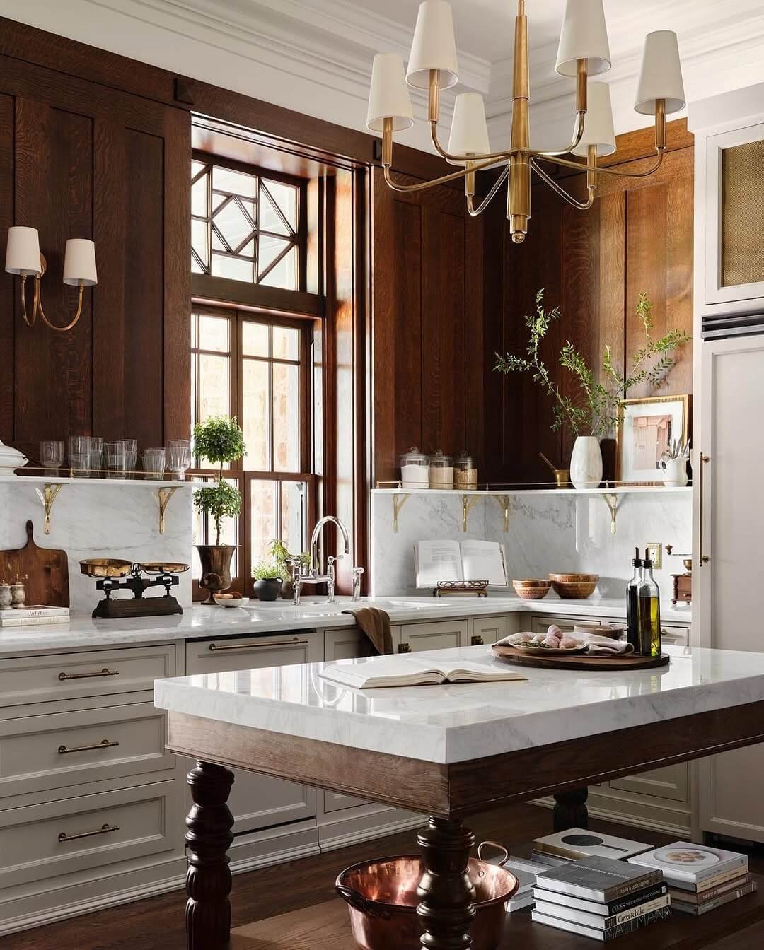 Cozy Elegant Lake House Kitchen