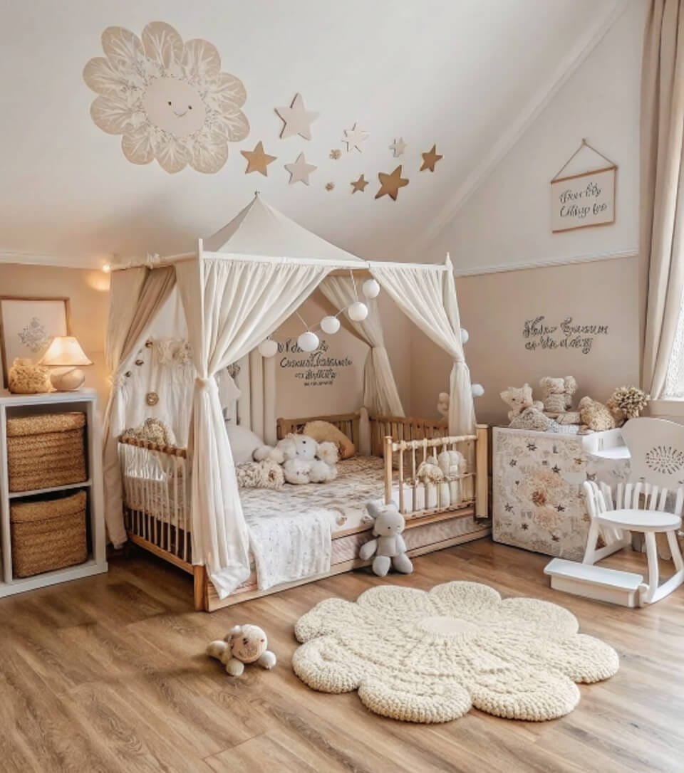 Creating a Magical Kids Room with Soft Hues and Clever Design