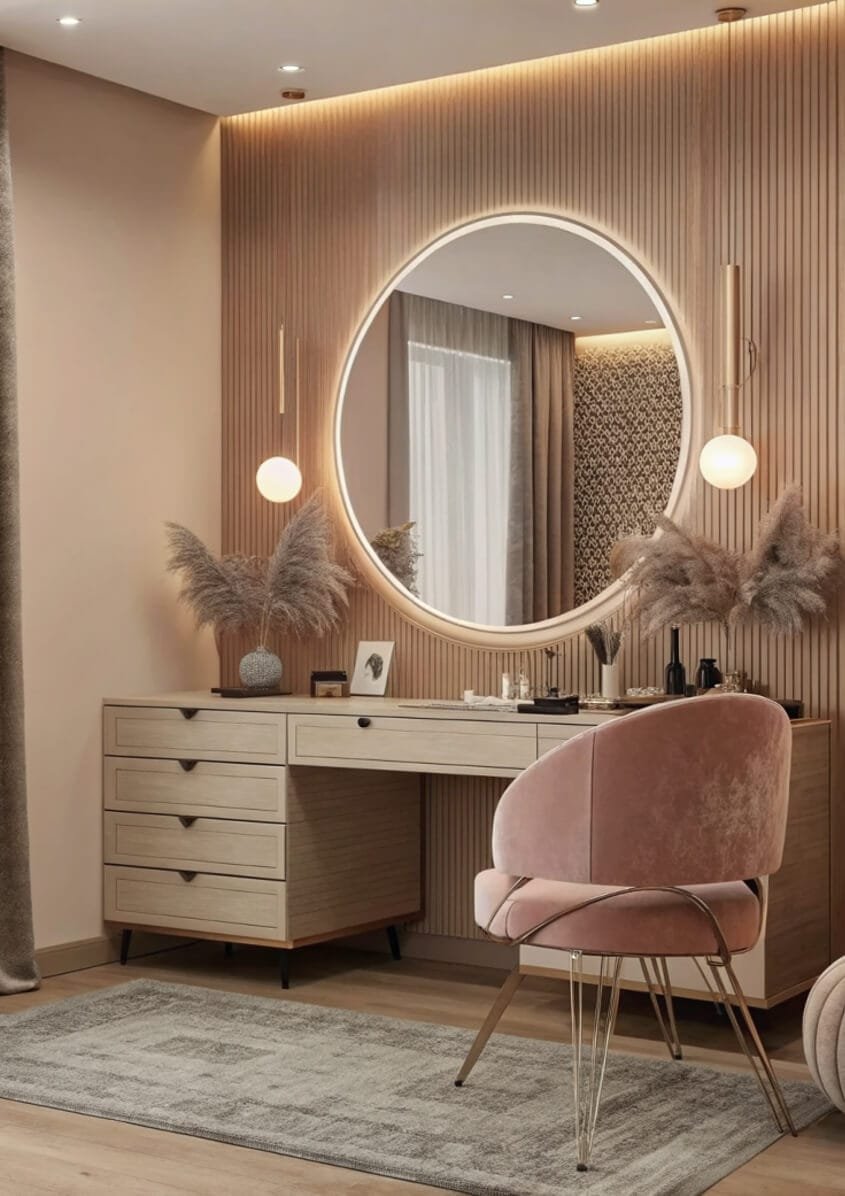 Creating a Stylish and Functional Vanity Table Setup