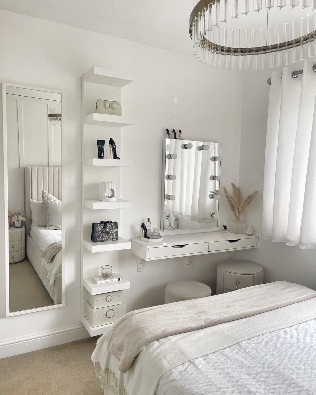 Elegant vanity design for small spaces with functional beauty