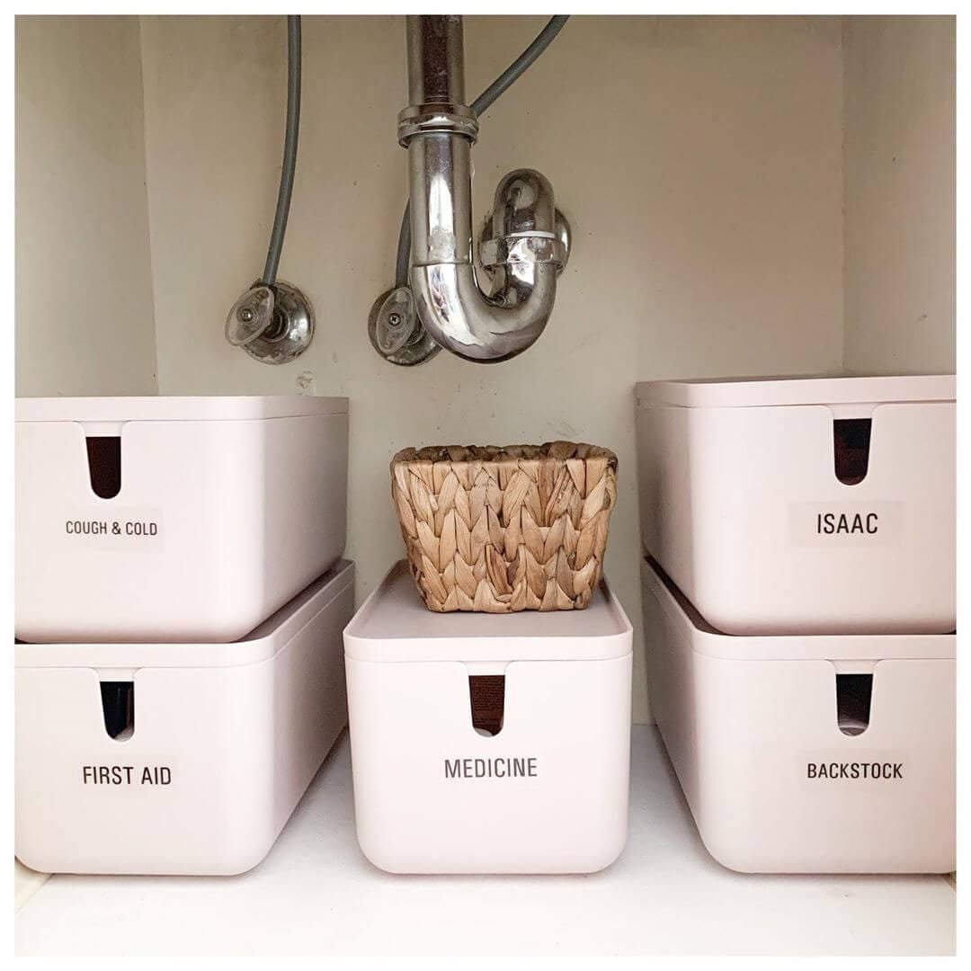 Organized Bins and Baskets for a Stylish Space