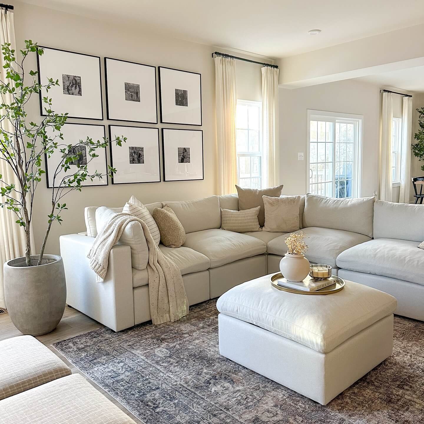 Creating a tranquil living space with soft colors and textures