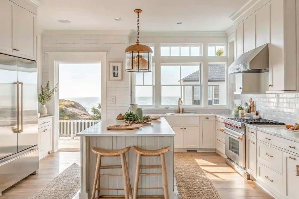 Inviting Lake House Kitchens