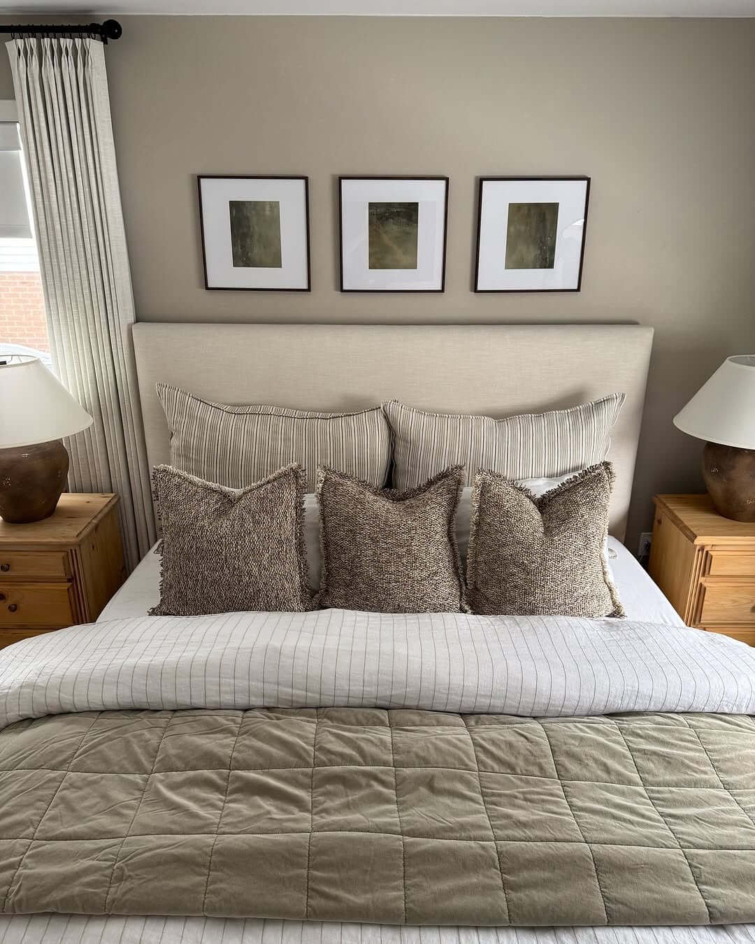 Layered Bedding Textures Enhance Minimalist Bedroom Design