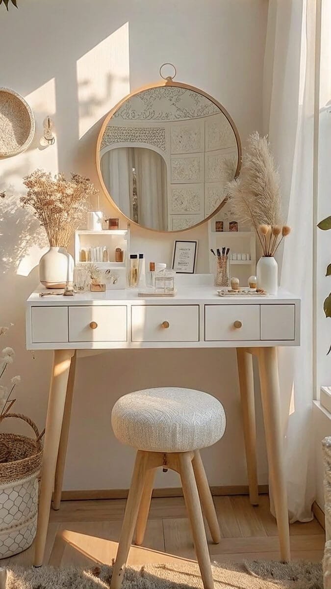 Minimalist design creates a serene and inviting atmosphere