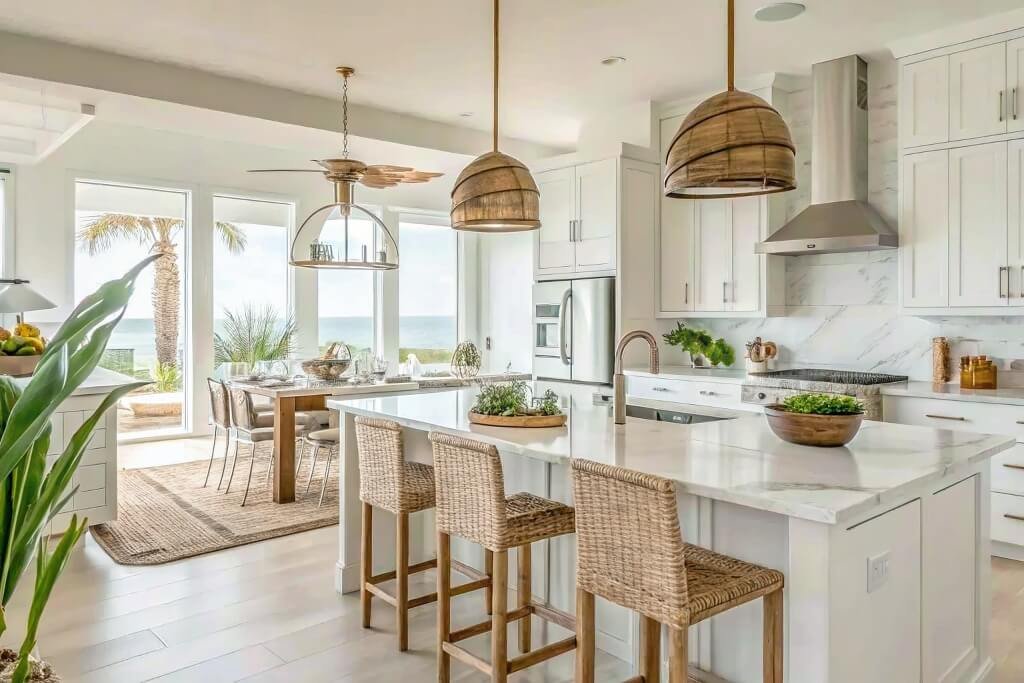 Modern Lake House Kitchen