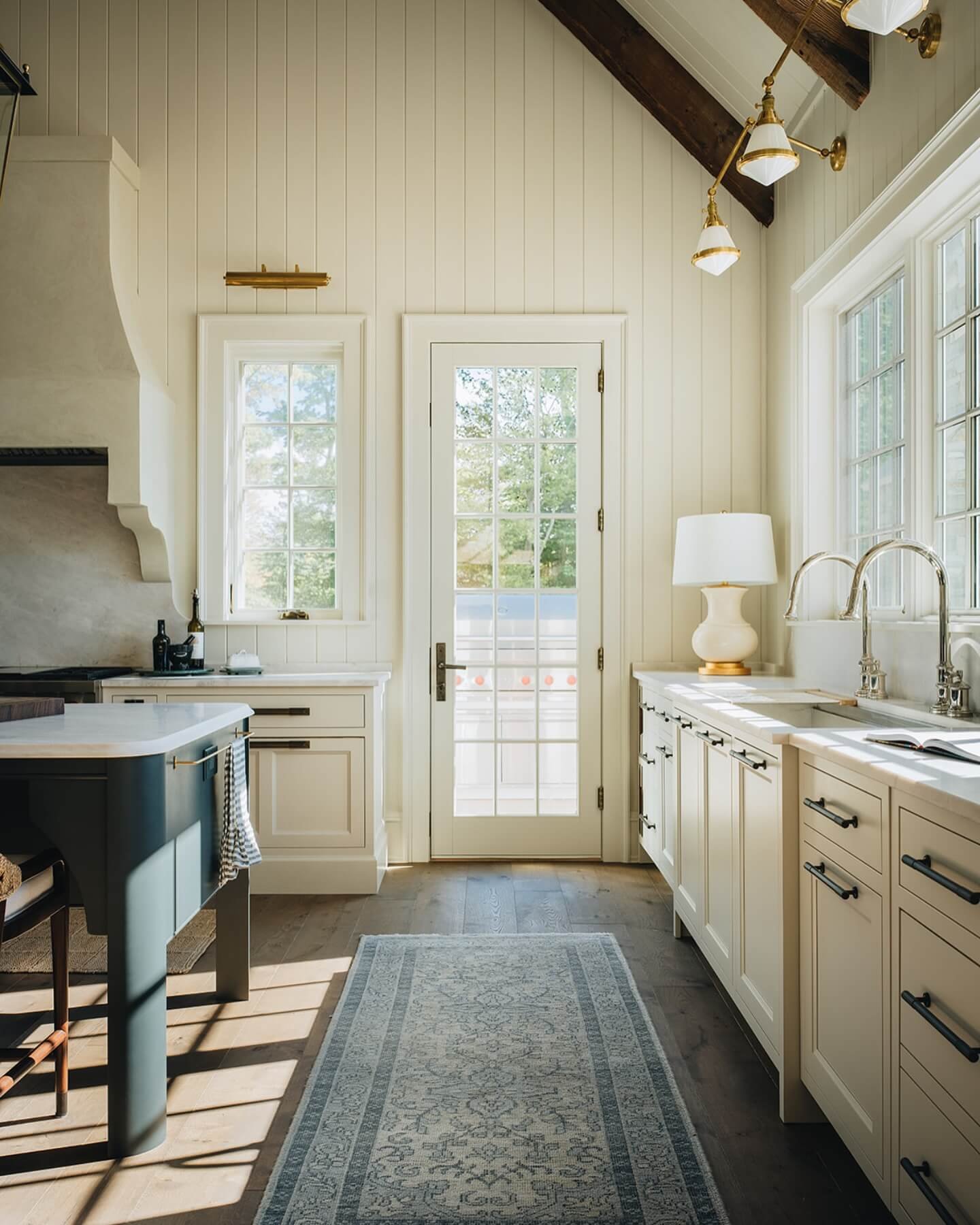 Serene Lake House Kitchen