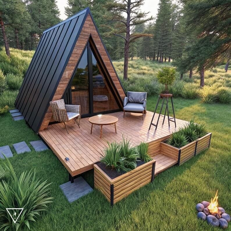 Striking A-frame Cabin Designs