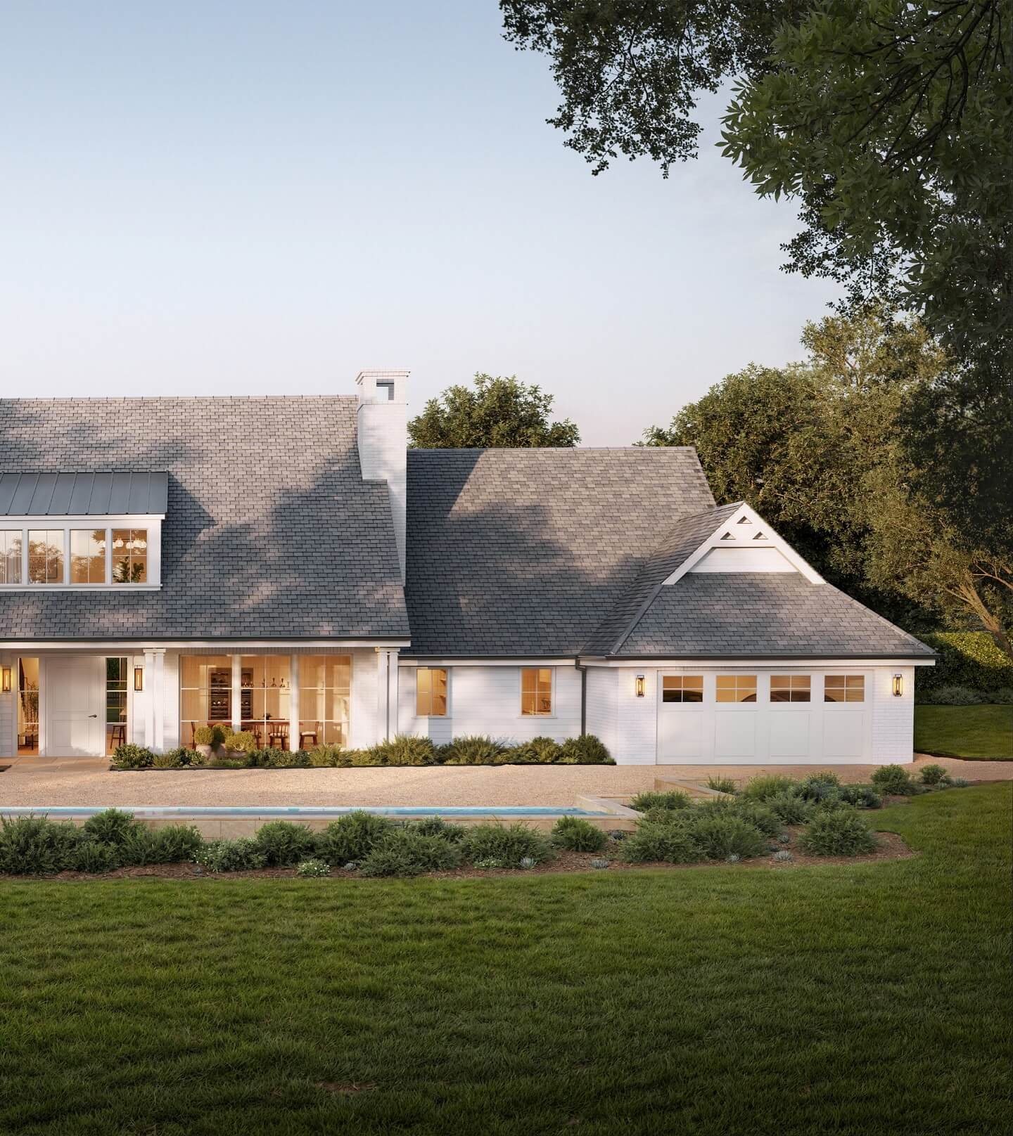 Striking Modern Lake House Design