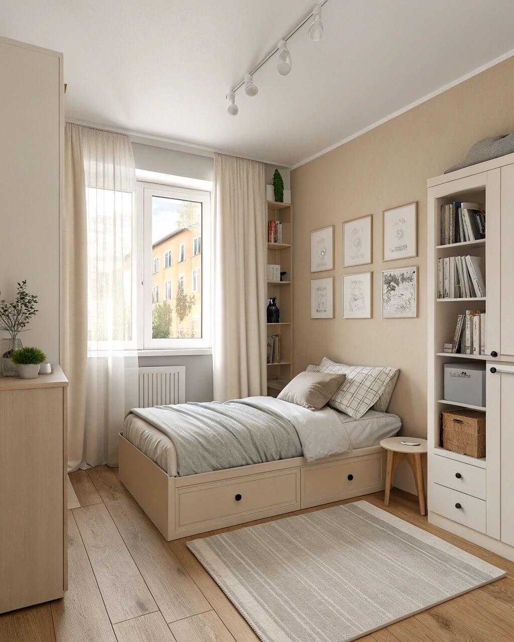 Transforming small bedrooms into serene retreats