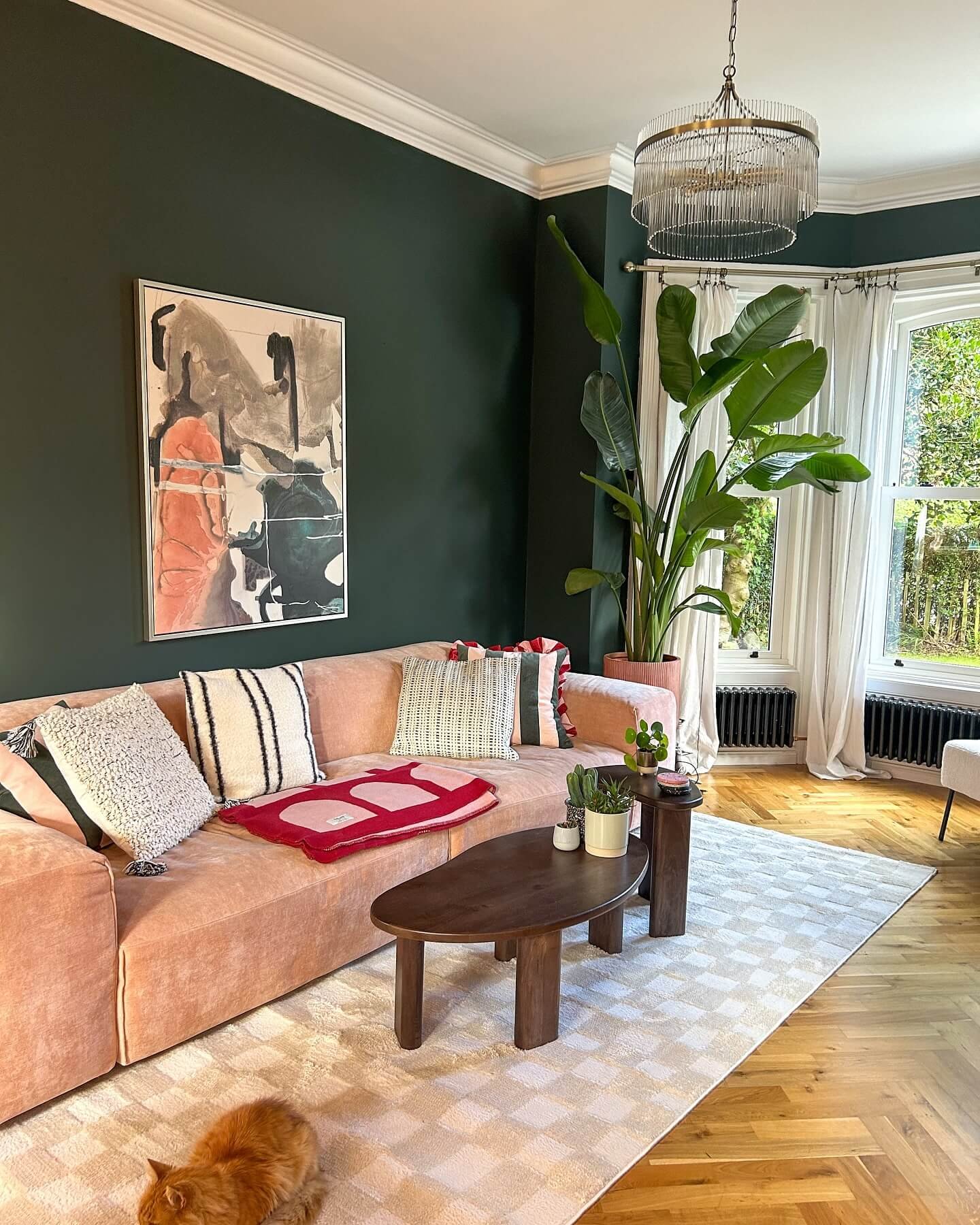 Inviting color palette enhances living room comfort and style