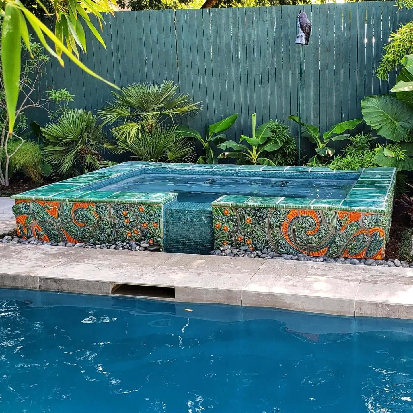 Bold Mosaic and Natural Stones