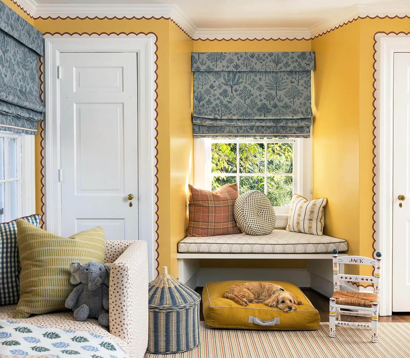 Brighten Spaces with Playful Yellow