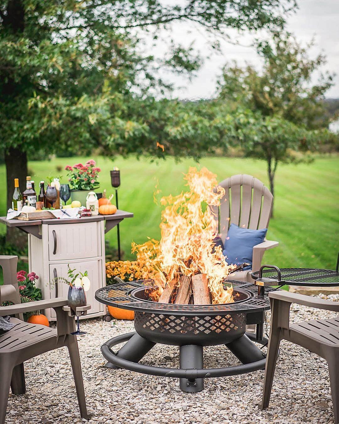 Charming Fire Pit Gatherings