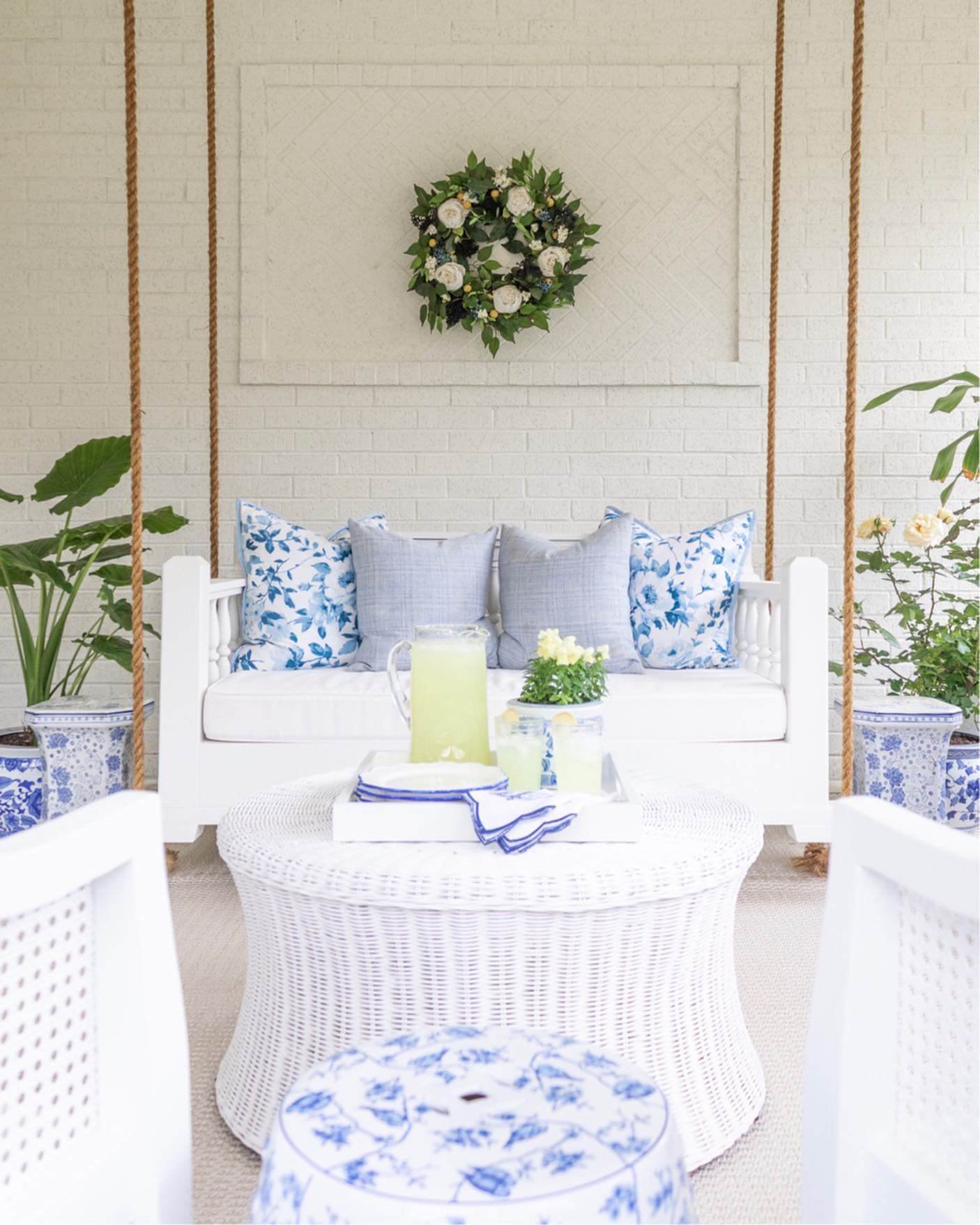 Charming Swing Bed Setup