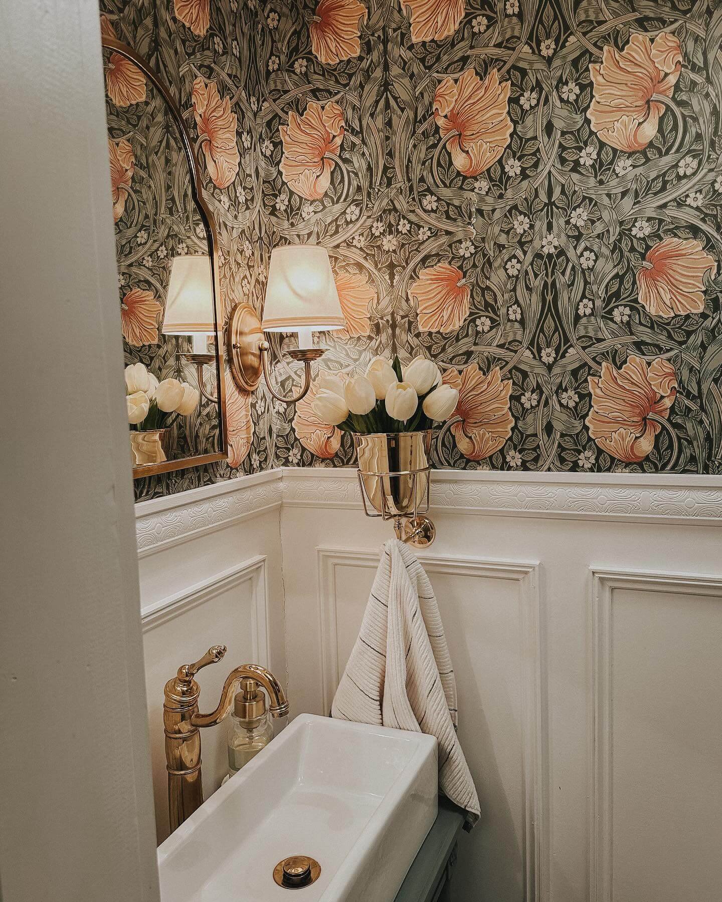 Charming Tiny Powder Rooms