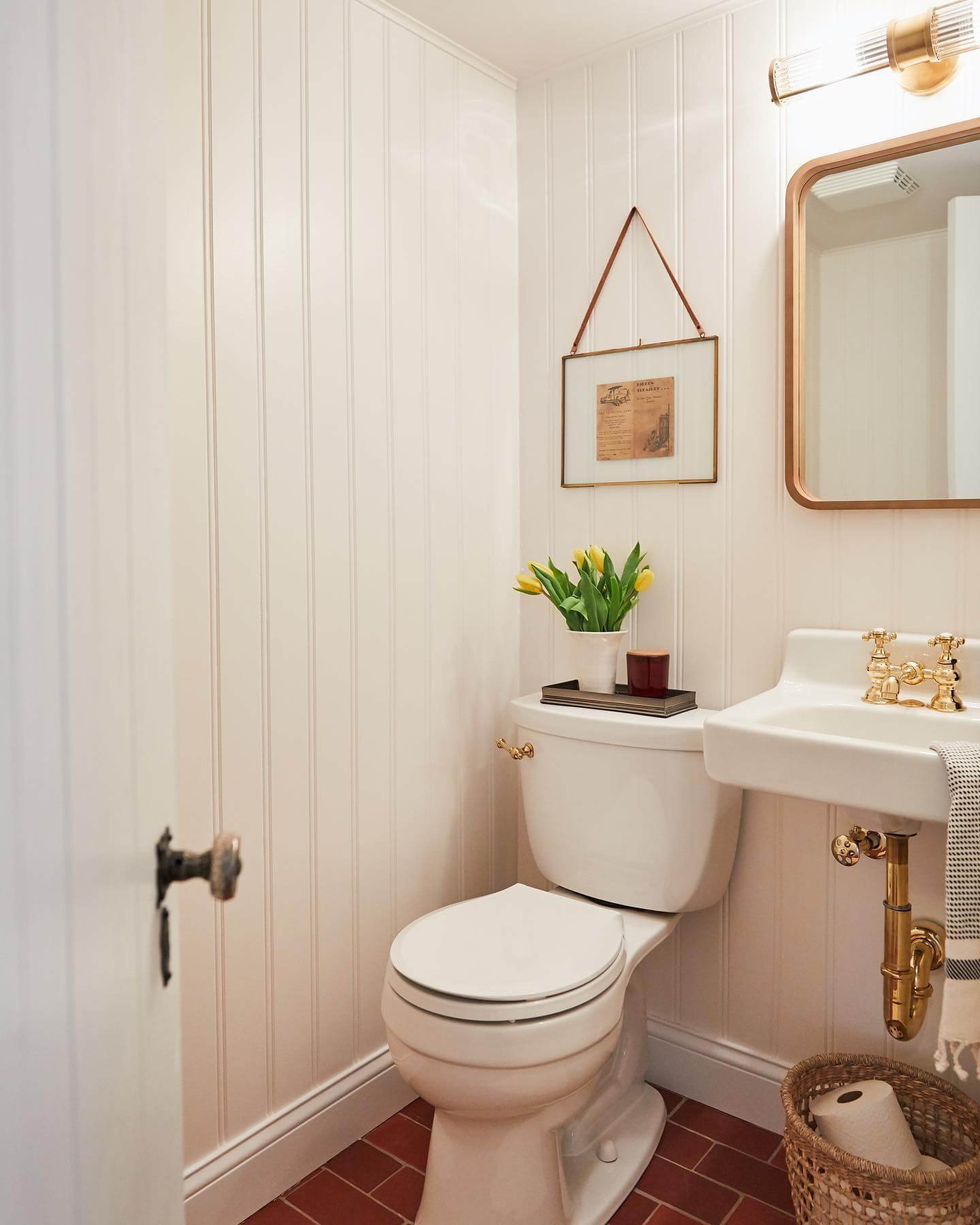 Charming Tiny Powder Rooms