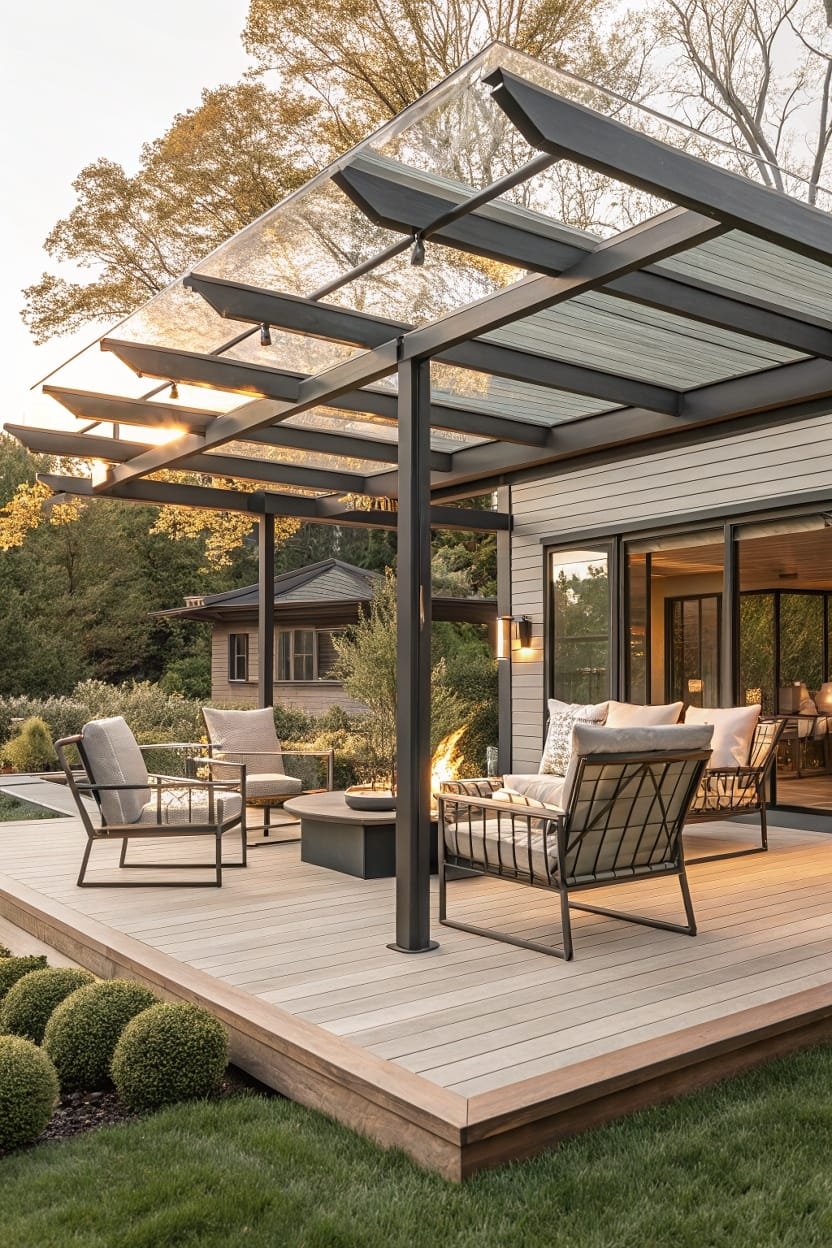 Chic Pergola for Outdoor Relaxation