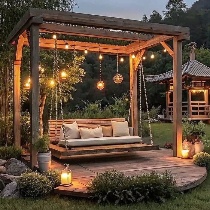 Cozy evenings with string lights