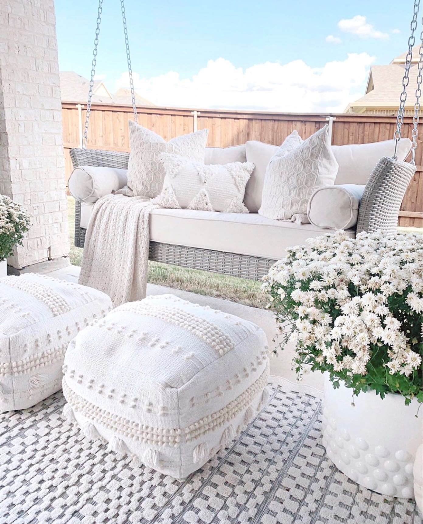 Create a calming outdoor retreat