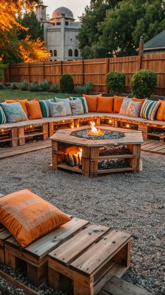 DIY Cozy Pallet Seating