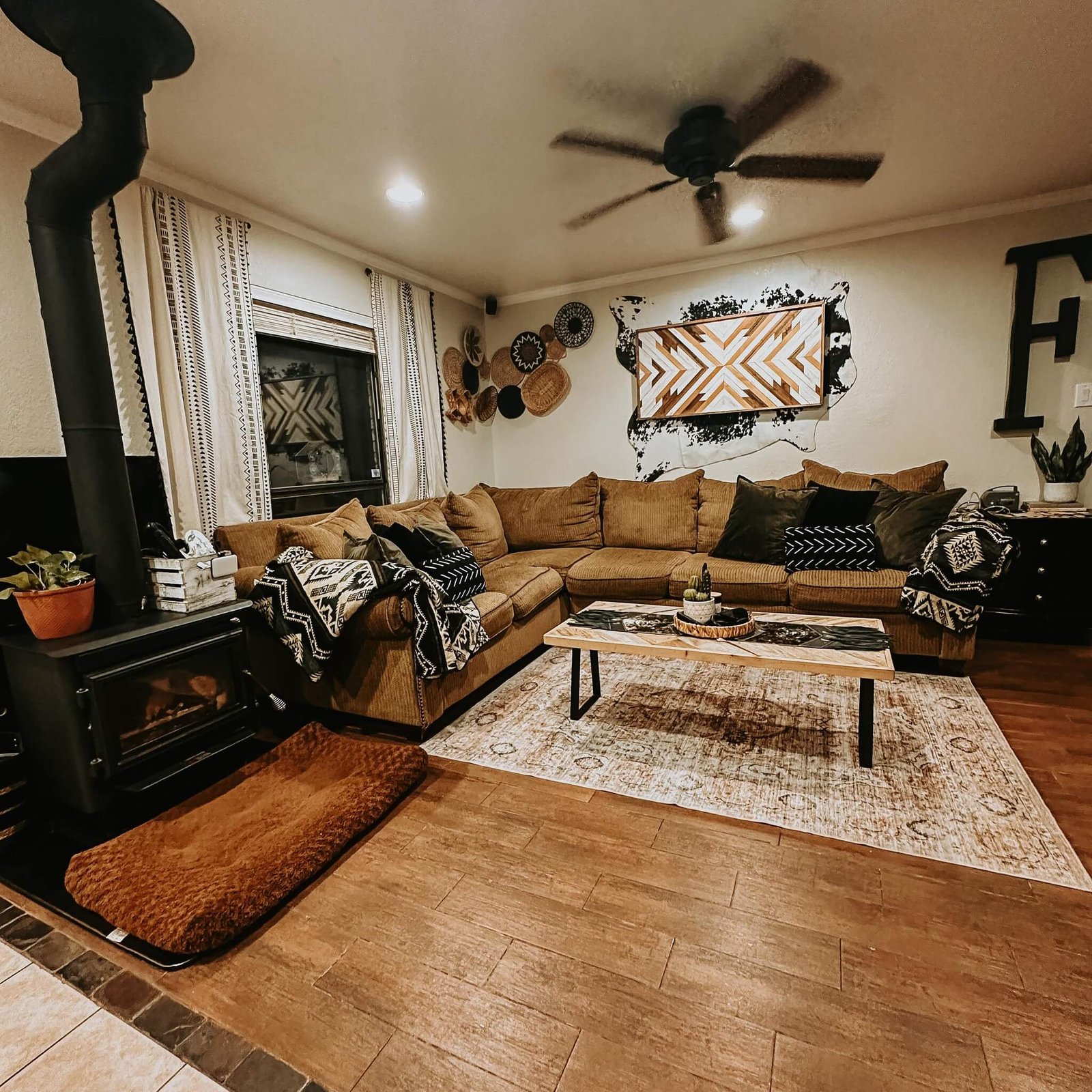 Earthy Textures and Cozy Retreat