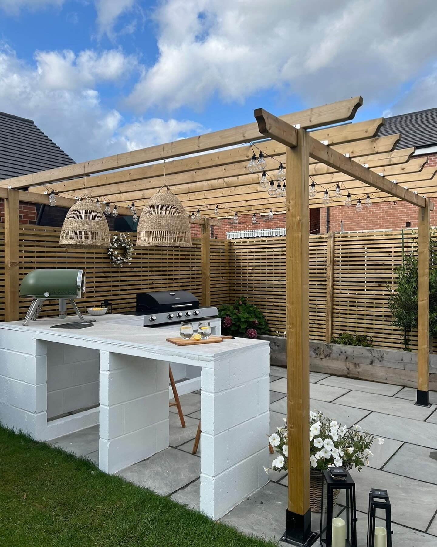 Elegant outdoor dining sanctuary