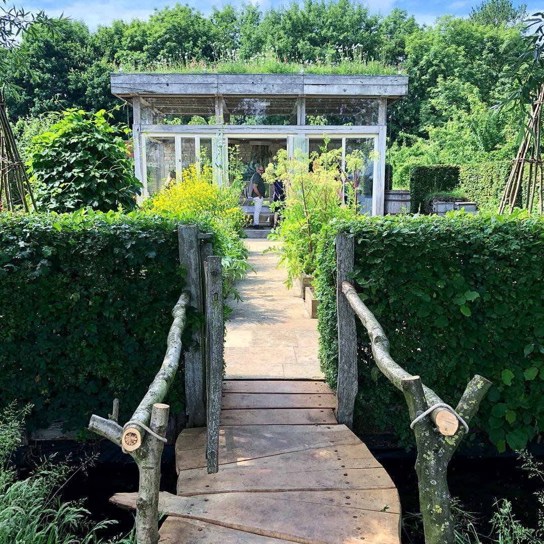 Embrace nature with wooden pathways