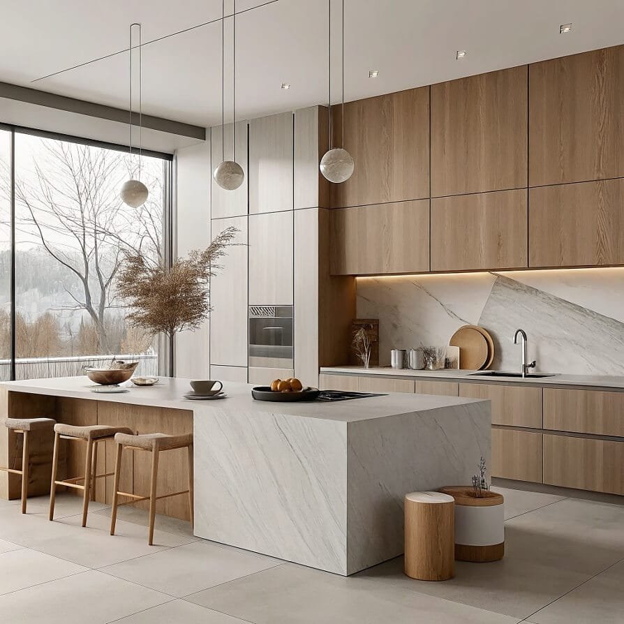 Inviting Japandi Kitchen Design