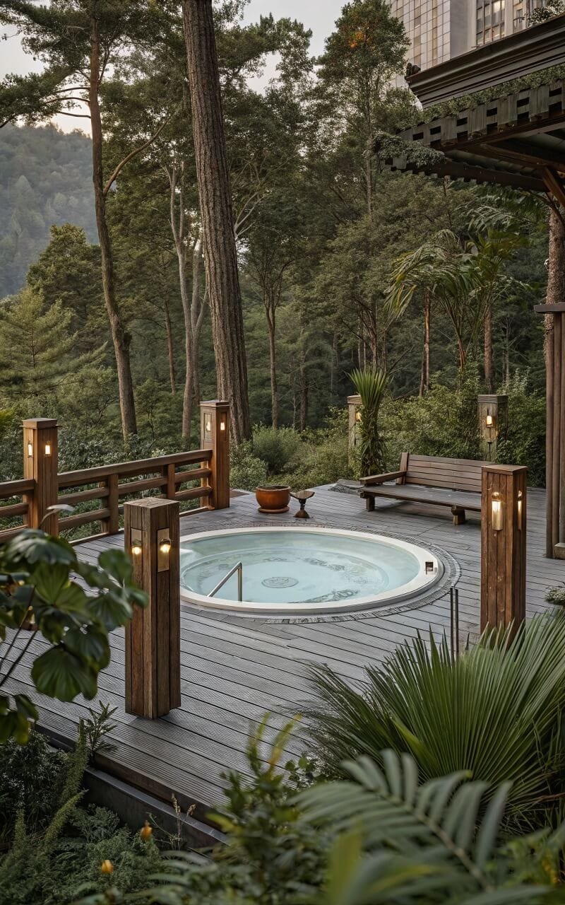 Natural Wood Serenity Retreat