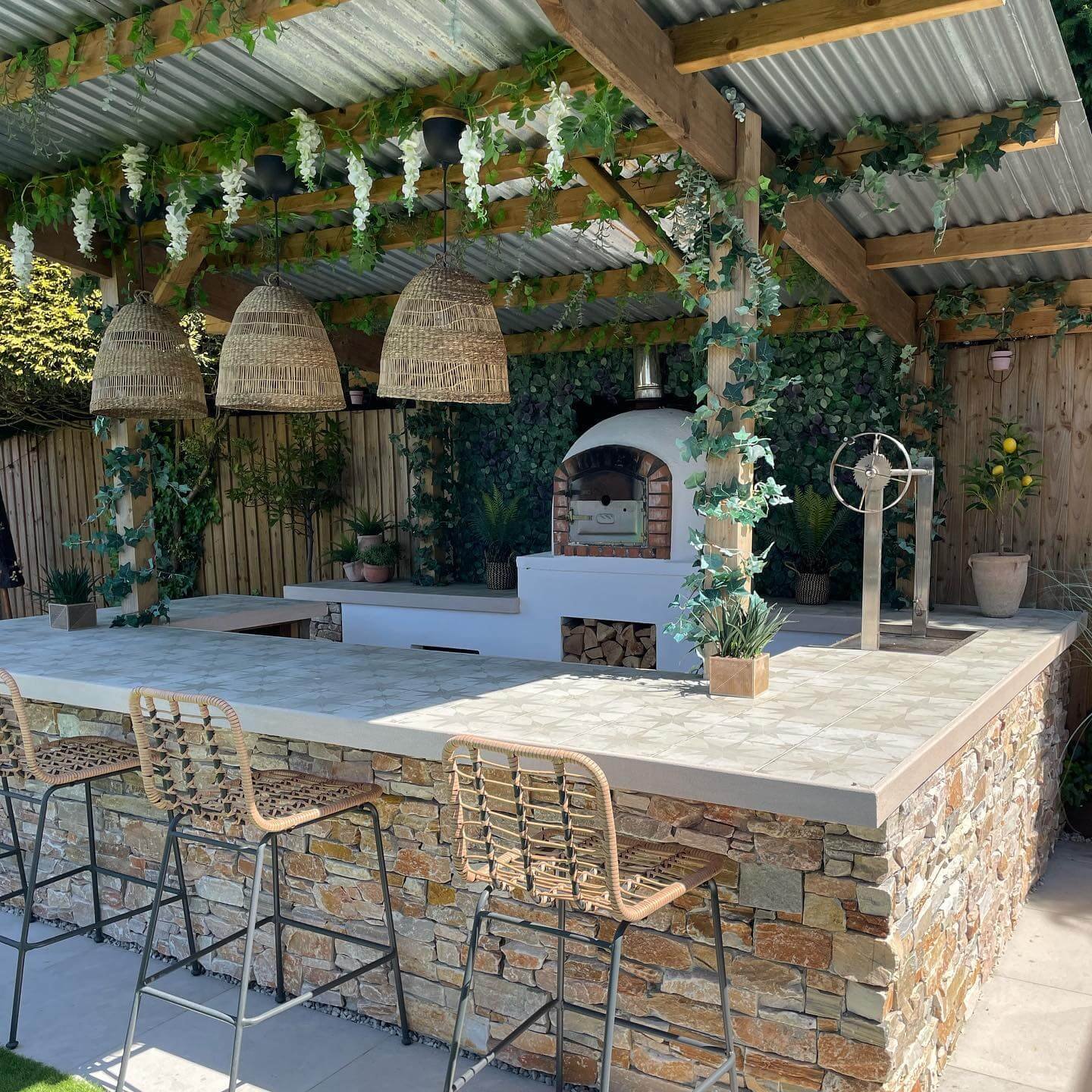 Rustic charm meets modern convenience