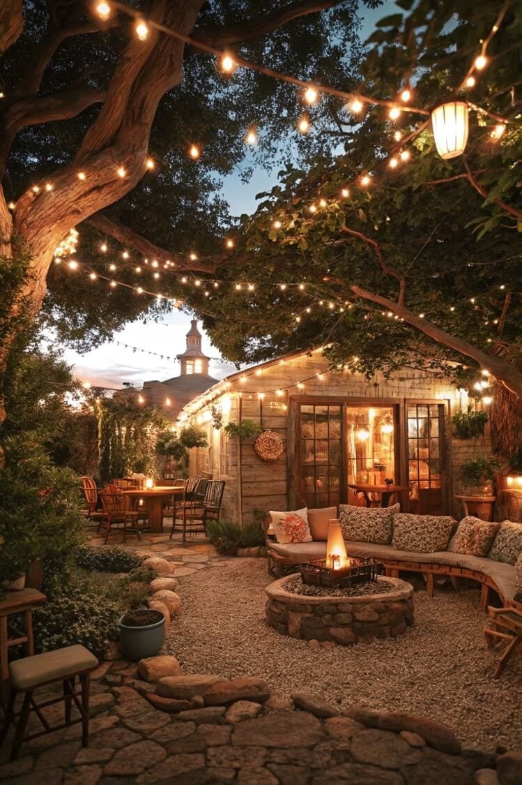 Rustic Fire Pit Charm