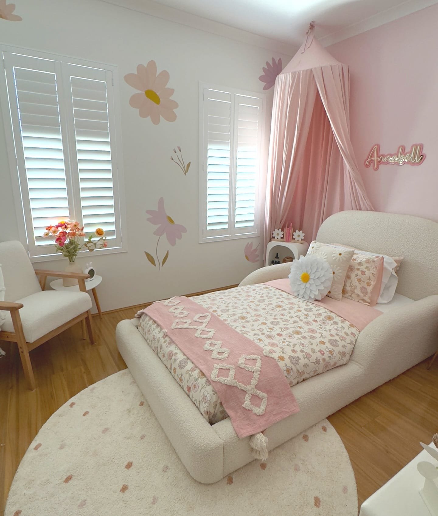 Serene Pastel Bedroom Design