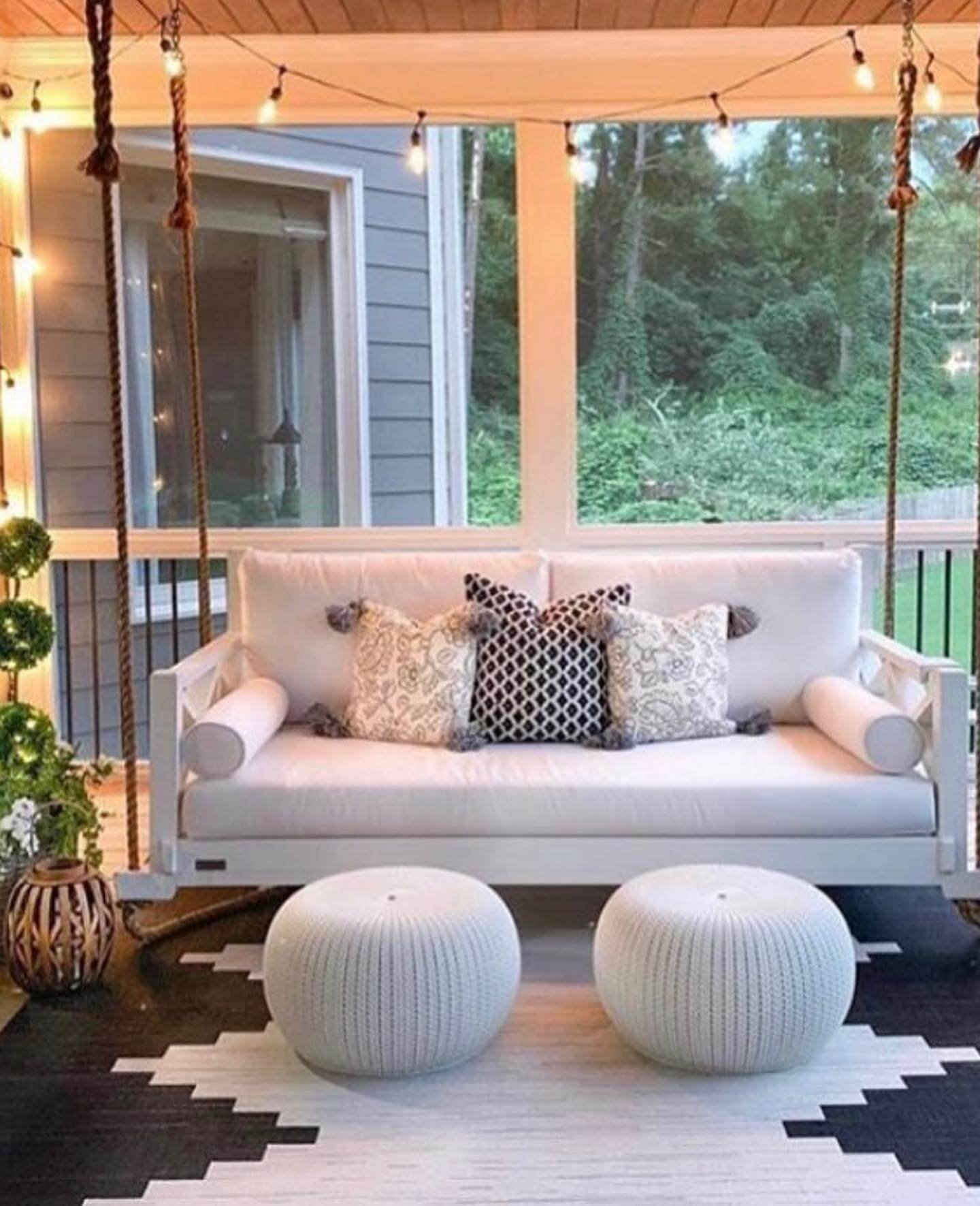 Stylish Porch Swing Inspirations